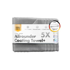 Набор из 5 полотенец для полировки серых 40х40 350 гр/м2