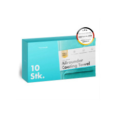 Набор из 10 полотенец для полировки бирюзовых 40х40 250 гр/м2