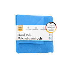 Двустороннее полотенце для полировки голубое 40х40 350 гр/м2