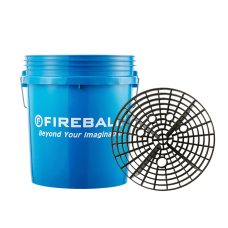 Ведро для мытья авто синее 18 л Fireball с сепаратором