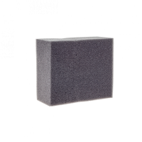 Чорна губка для догляду за авто Schwamm weich schwarz 120x100x50 мм
