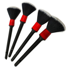 Набор кисточек для детейлинга с мягким ворсом 4 шт Detail Brush Soft SGCB