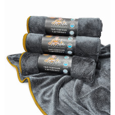 Тряпка из микрофибры односторонняя серая 55х75 см (700 гр/м2) Tornador Magnum