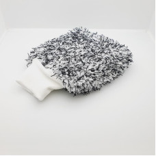 Перчатка с коротким ворсом микрофибровая для мытья черная 20х25 см Tornador Magnum