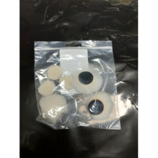 Набор сменных мини падов на валу (круг-длинный мех) для гибкого вала