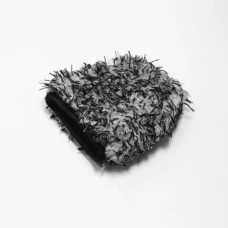 Рукавица (короткая) с коротким ворсом микрофибровая для мытья черная 14,5x13 см Tornador Magnum