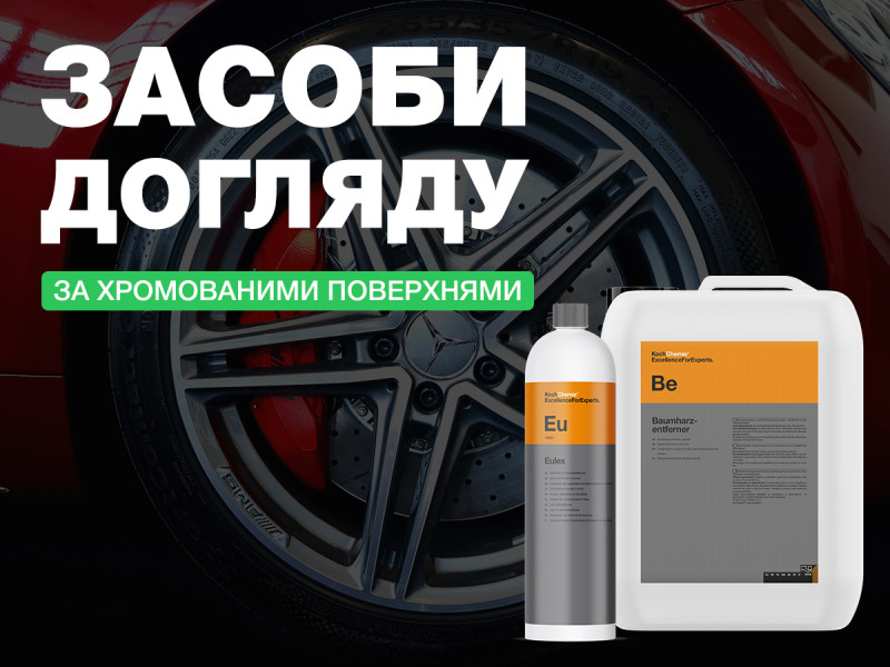 Средства по уходу за хромированными поверхностями